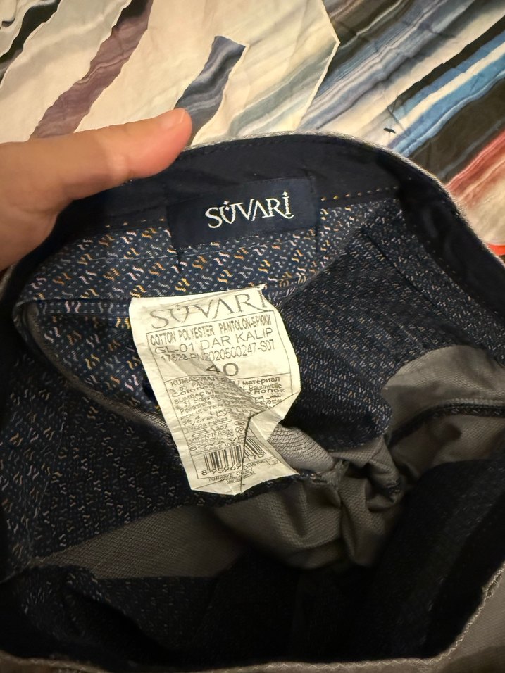 Gri Regular Fit Erkek Pantolon - Görsel 2