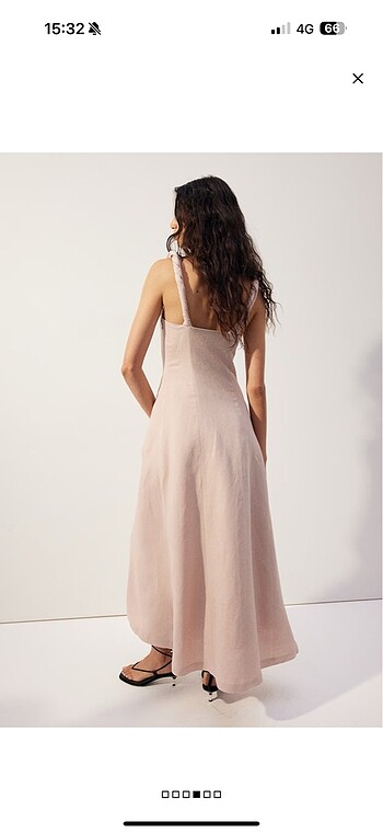 H&m keten elbise