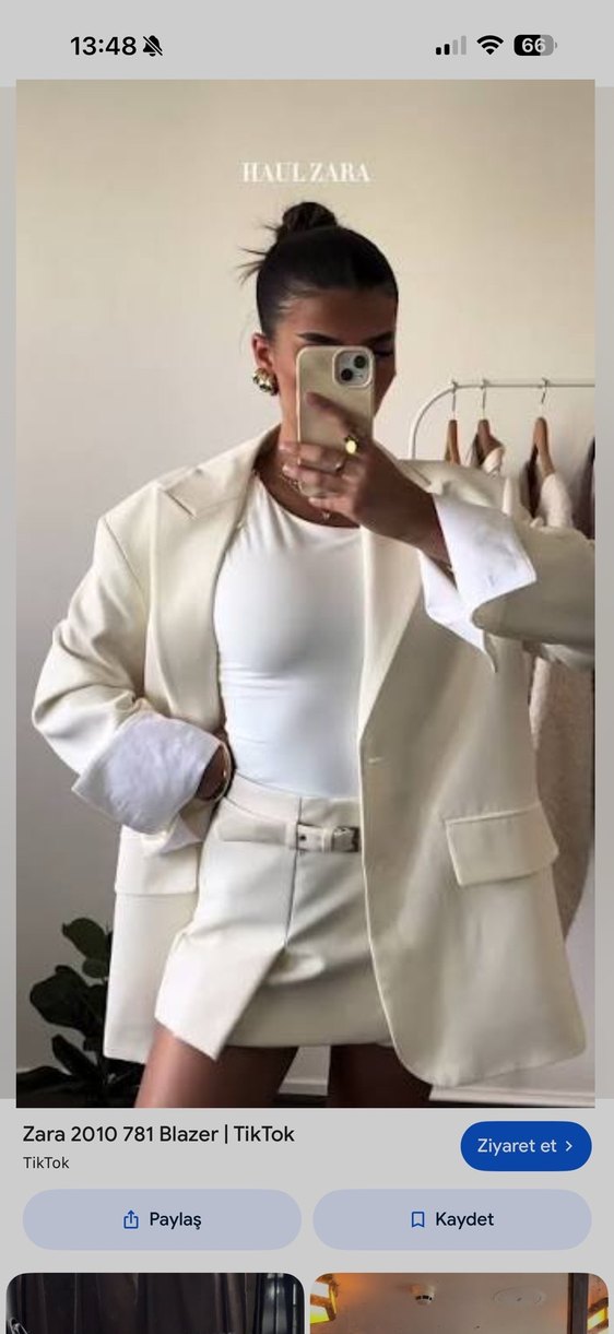 Zara oversize blazer - Görsel 2
