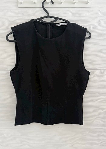 Zara kolsuz pamuklu üst - Görsel 2