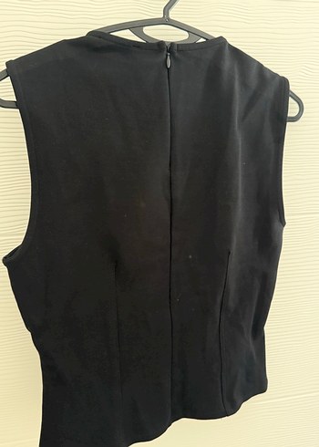 Zara kolsuz pamuklu üst - Görsel 4