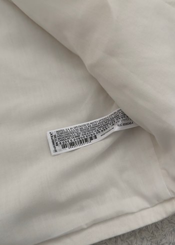 ZARA Beyaz Keten Mini Kısa Kollu Blazer - Görsel 5