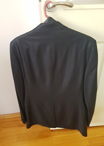 Düğmeli Siyah Erkek Takımı - Görsel 2