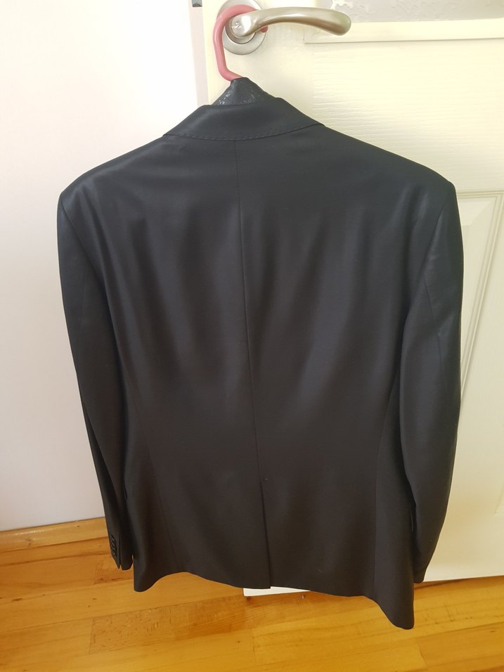 Düğmeli Siyah Erkek Takımı - Görsel 2