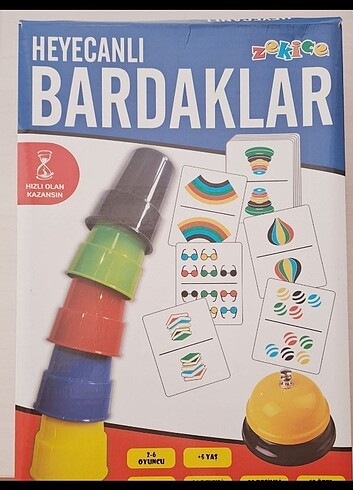Eğlencwli Bardaklar /Eğitici kutu oyunu