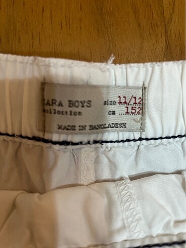 11-12 Yaş Beden Zara 11-12 yaş şort