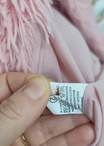 Pembe Kürklü Kız Çocuk Yeleği - Görsel 6