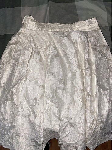 38 Beden beyaz Renk H&M midi etek