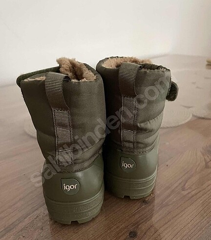 27 Beden haki Renk İgor çocuk su geçirmez yapmur kar botu