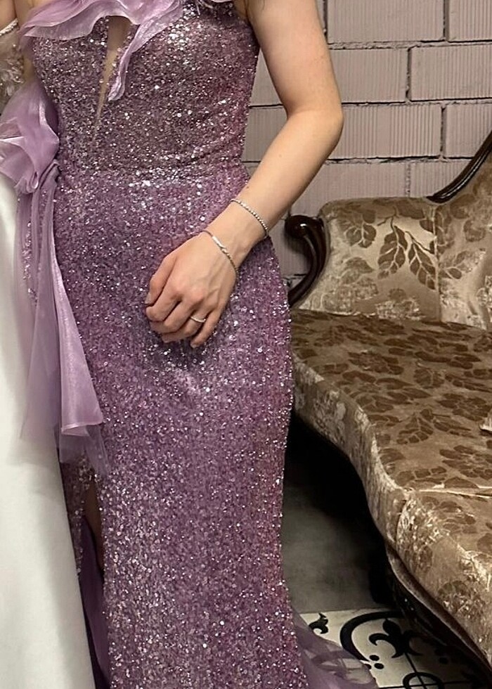 Alfabeta lila elbise - Görsel 5