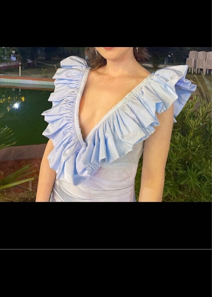 Adil ışık mavi elbise - Görsel 2