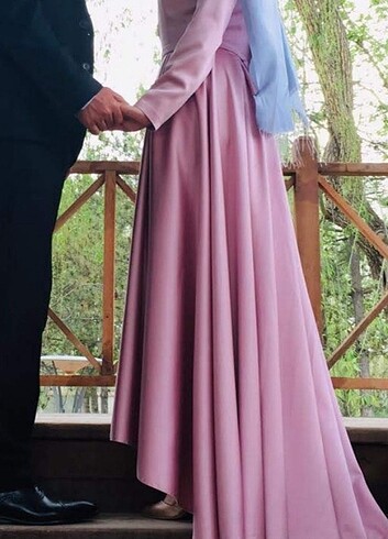 Diğer Toz pembe abiye elbise