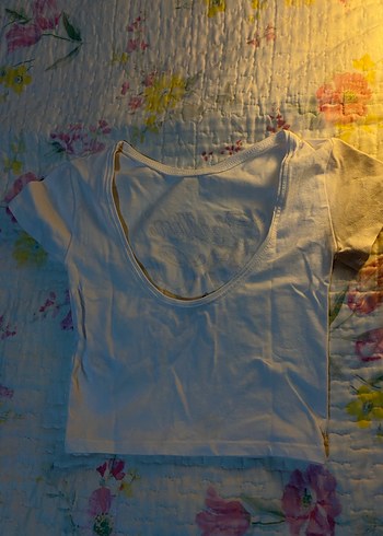 Bershka beyaz crop XS - Görsel 2