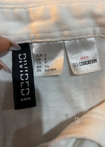 H&M Beyaz Crop - Görsel 2