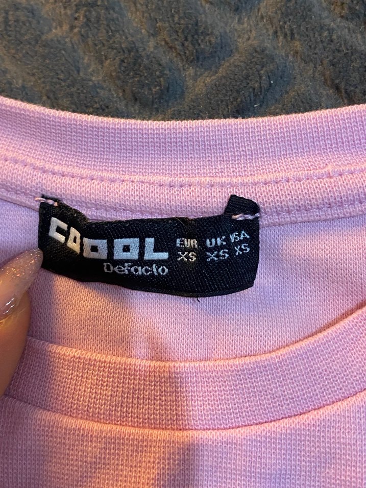 Defacto Pembe Crop - Görsel 2