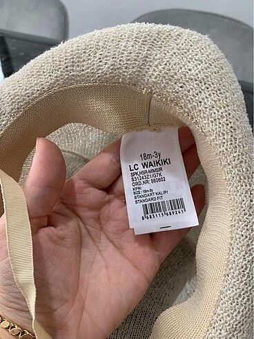 LC Waikiki Bebek hasır şapka