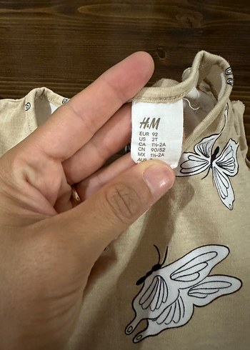 Kız Çocuk Bej Fırfırlı Elbise - Görsel 3