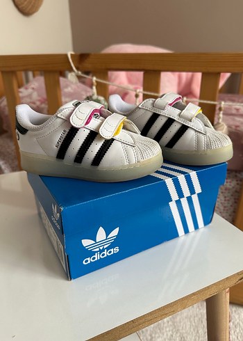 Unısex çocuk Beyaz Adidas Spor Ayakkabı - Görsel 3