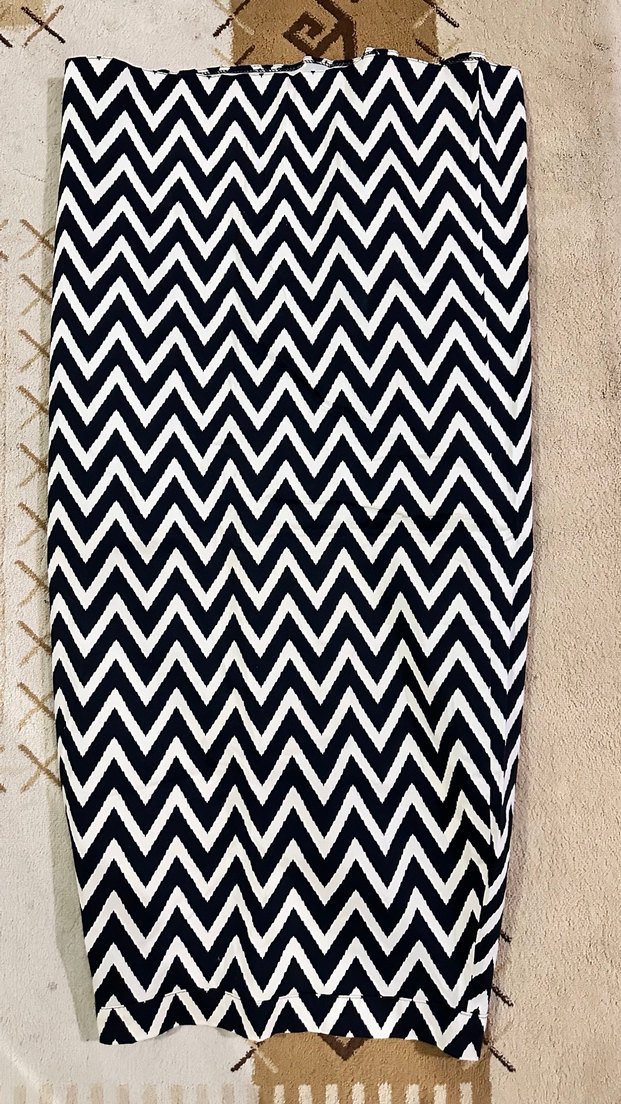 Zebra Desenli Kadın Uzun Etek - Görsel 2