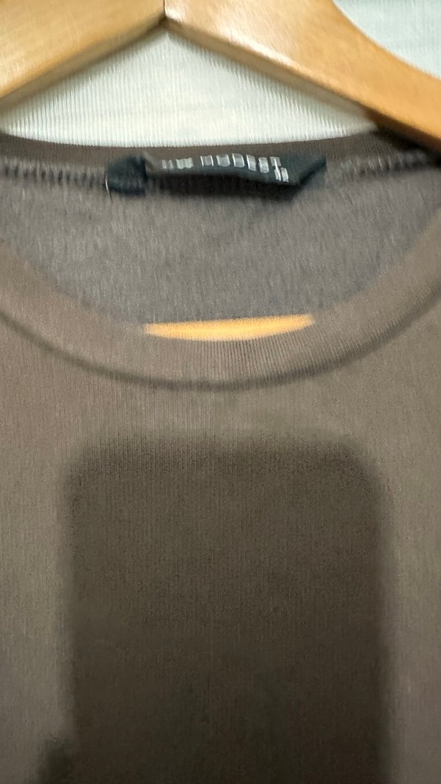 Kadın Kahverengi Uzun Kollu Salaş elbise - Görsel 4