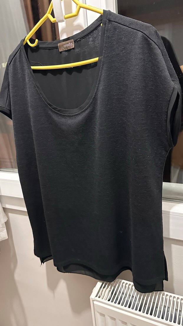 Siyah Kısa Kollu  Tişört - Görsel 3