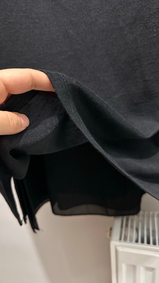 Siyah Kısa Kollu  Tişört - Görsel 2