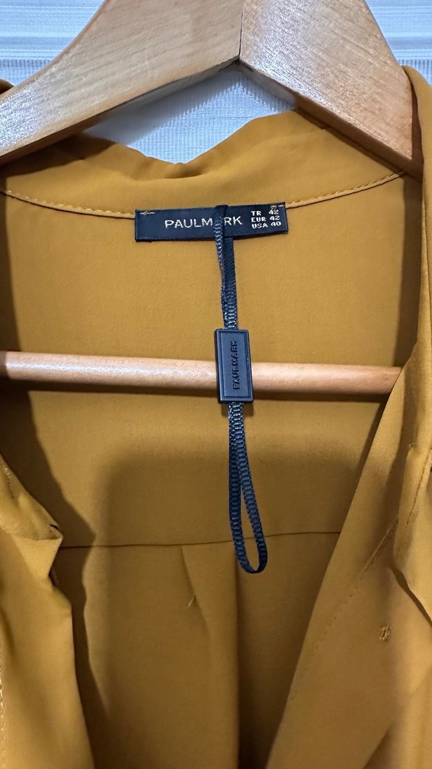 Düğmeli Kadın Salaş Gömlek - Görsel 4