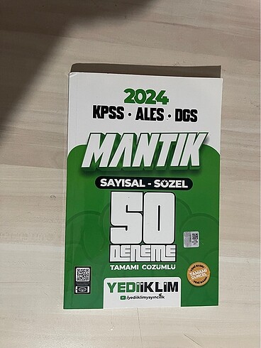 Kpss-Ales-Dgs mantık sayısal sözel