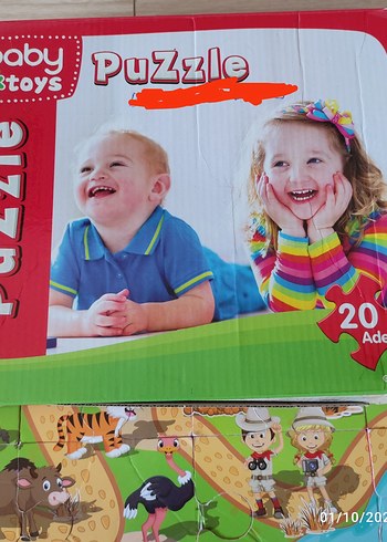 Renkli Safari Temalı Çocuk Yapbozu - Görsel 4