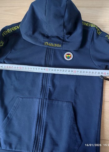 Fenerbahçe Kapüşonlu Fermuarlı Çocuk Sweatshirt - Görsel 4