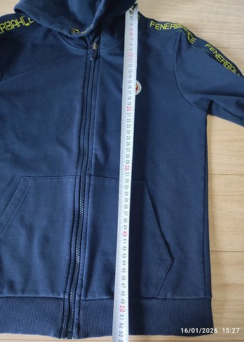 Fenerbahçe Kapüşonlu Fermuarlı Çocuk Sweatshirt - Görsel 5