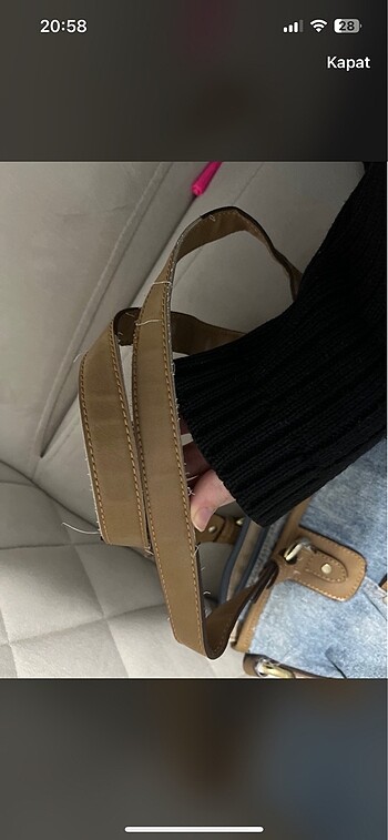 VINTAGE NINE WEST ÇANTA ORIJINAL - Görsel 10