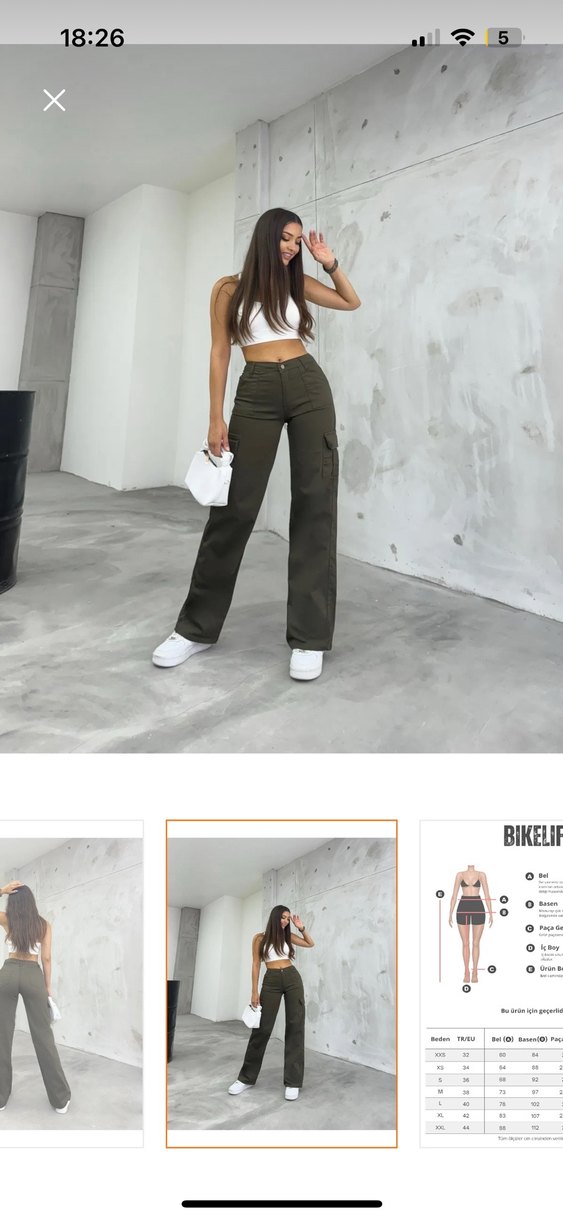 Kadın Regular Fit Kahverengi Midi Jean - Görsel 2