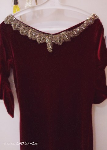 kadife elbise - Görsel 10