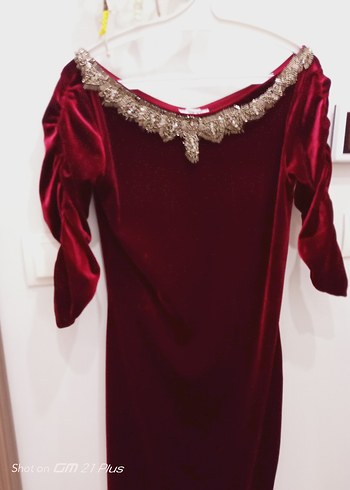 kadife elbise - Görsel 11