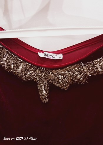 kadife elbise - Görsel 9