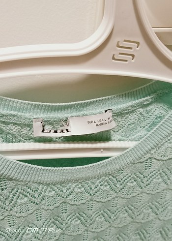 Dantel Detaylı Yeşil Hamile Bluzu - Görsel 5