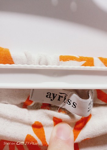 Turuncu Baskılı Bohem Kadın Kumaş Pantolon - Görsel 6