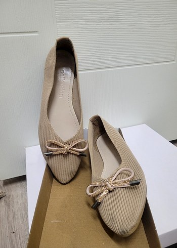 Bej çorap babet - Görsel 2