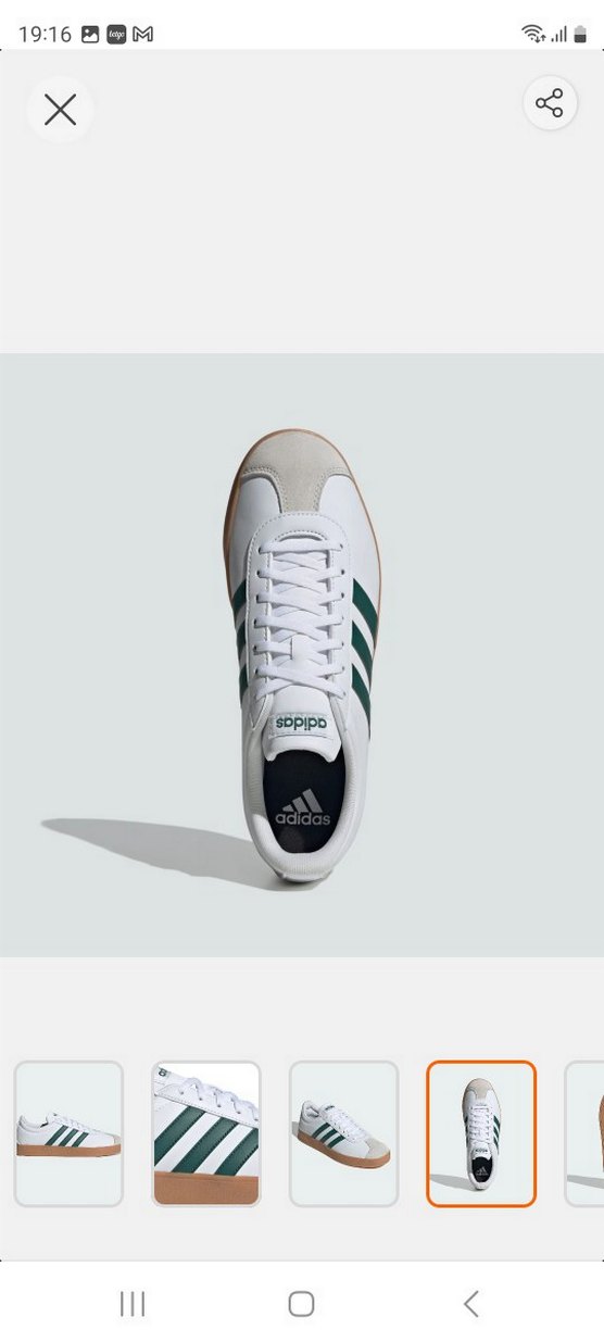 Adidas Beyaz Erkek Sneaker Spor Ayakkabı - Görsel 3