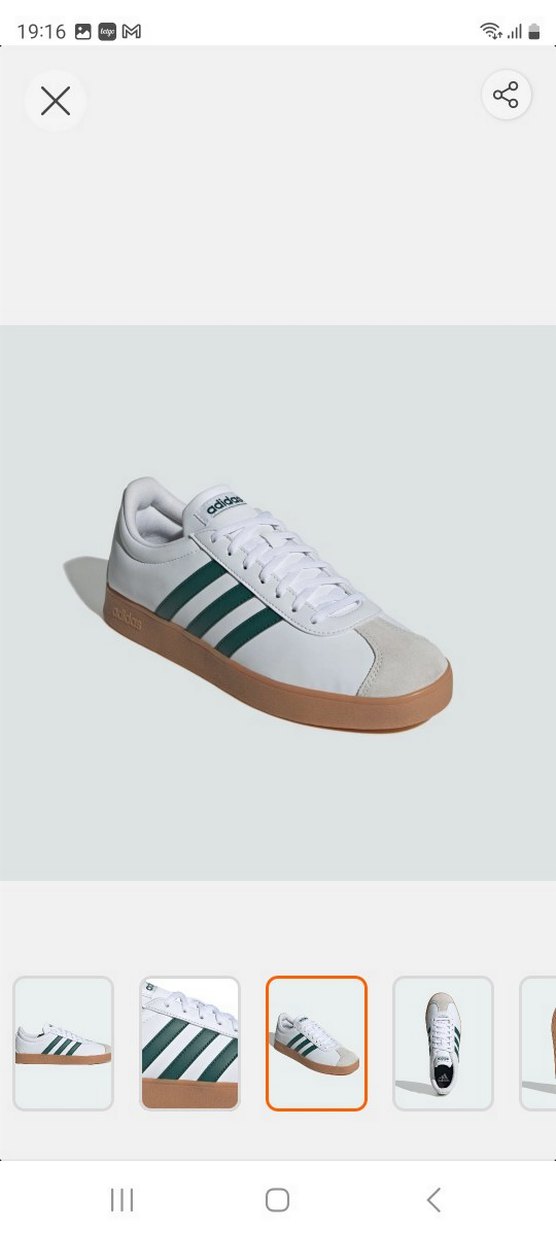 Adidas Beyaz Erkek Sneaker Spor Ayakkabı - Görsel 2