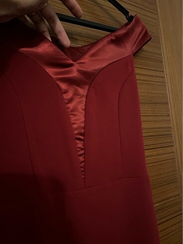 Trendyol & Milla Bordo elbise