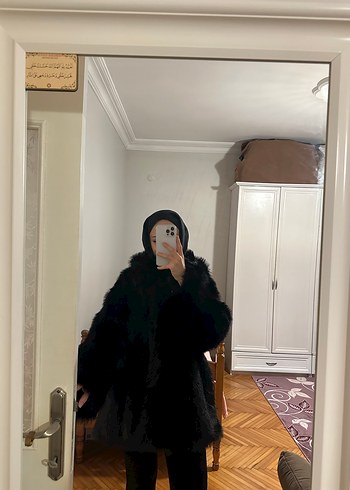 m Beden siyah Renk Siyah kürk