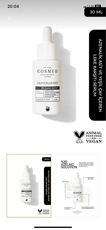 cosmed serum