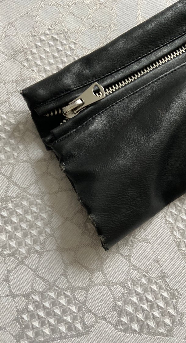 Siyah Kadın Deri  Ceket  stradivarius - Görsel 4