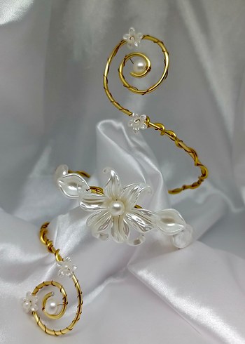 Golden Angel Armcuff fairycore y2k