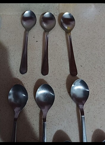  Beden Tatlı çatalı ve tatlı kaşığı 