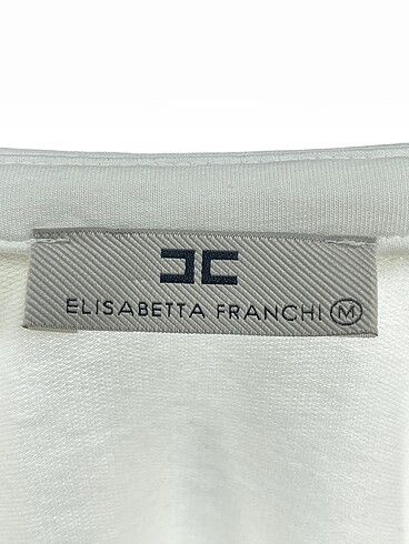 m Beden beyaz Renk Elisabetta Franchi Kısa Elbise %70 İndirimli.