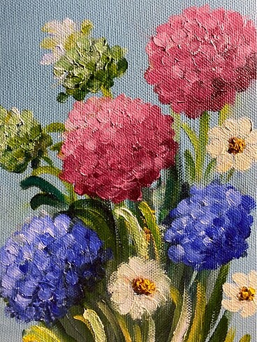 el yapımı yağlı boya tablosu minik ortancalar 18x24
