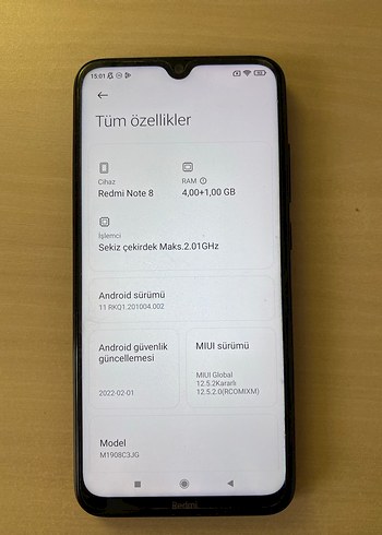 Xiaomi Redmi Note 8 Siyah Orijinal - Görsel 4